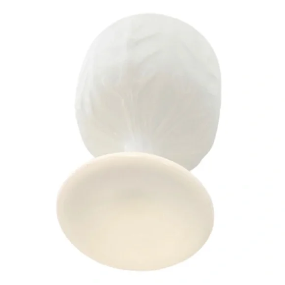 VINTAGE 1975 FTD MILK GLASS GOBLET / PEDESTAL PLANTER OAK LEAF EMBOSSED - Picture 3 of 5